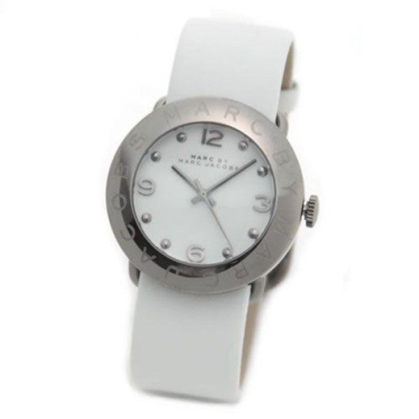 Marc Jacobs Blade White Dial White Leather Strap Watch for Women - MBM1223 Buy Now By Marc Jacobs