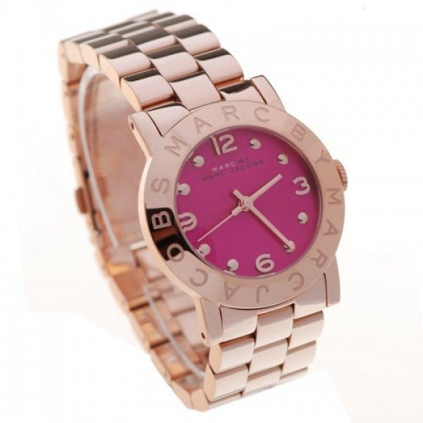 Marc Jacobs Amy Pink Dial Rose Gold Steel Strap Dial Watch for Women - MBM8625 Buy Now By Marc Jacobs