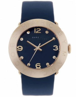 Marc Jacobs Blade Blue Dial Blue Leather Strap Watch for Women - MBM1224 Buy Now By Marc Jacobs