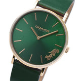 Coach Green Dial Green Leather Strap Watch for Women - 14503383 Buy Now By Coach