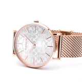 Coach Perry Silver Dial Rose Gold Mesh Bracelet Watch for Women - 14503386 Buy Now By Coach