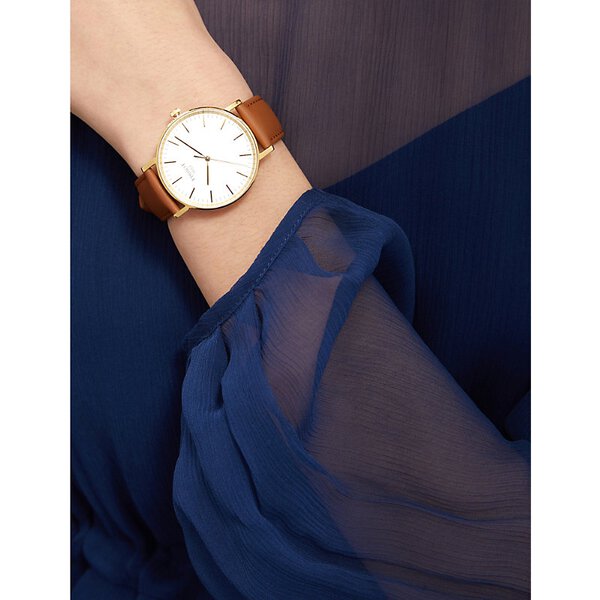 Tissot T Classic Everytime White Dial Brown Leather Strap Watch For Men - T109.410.36.031.00 Buy Now By Tissot