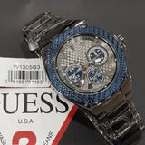 Guess Sport Analog Grey Dial Grey Steel Strap Watch for Men - W0377G5 Buy Now By Guess