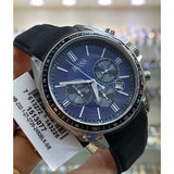 Hugo Boss Driver Sport Chronograph Blue Dial Black Leather Strap Watch for Men - 1513077 Buy Now By Hugo Boss