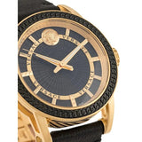 Versace Code Quartz Black Dial Black Leather Strap Watch For Men - VEPO00320 Buy Now By Versace