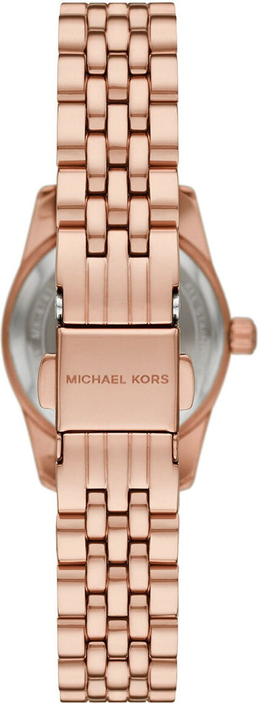 Michael Kors Lexington Three Hand Rose Gold Dial Rose Gold Steel Strap Watch For Women - MK4739 Buy Now By Michael Kors