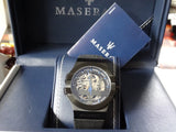 Maserati Potenza Automatic Black Dial Black Leather Strap Watch For Men - R8821108009 Buy Now By Maserati