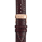 Mido Baroncelli III Automatic Silver Dial Brown Leather Strap Watch For Men - M8600.2.21.8 Buy Now By Mido