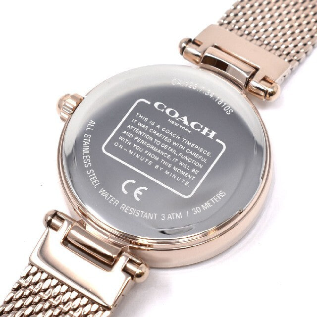 Coach Park Mother of Pearl Dial Rose Gold Mesh Bracelet Watch for Women - 14503511 Buy Now By Coach