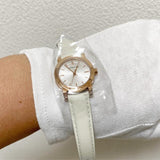 Burberry The City White Dial White Leather Strap Watch for Women - BU9209 Buy Now By Burberry