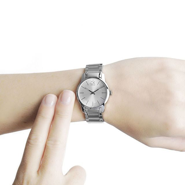 Calvin Klein City Silver Dial Silver Steel Strap Watch for Women - K2G23126 Buy Now By Calvin Klein