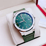 Salvatore Ferragamo F-80 Classic Green Dial Green Leather Strap Watch for Men - SFDT00119 Buy Now By Salvatore Ferragamo