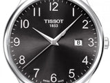 Tissot T Classic Tradition Black Dial Black Leather Strap Watch For Men - T063.610.16.052.00 Buy Now By Tissot