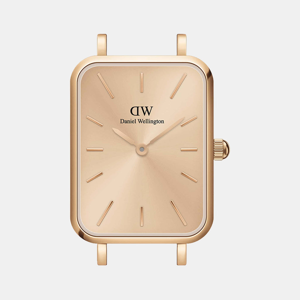 Daniel Wellington Quadro Unitone Rose Gold Dial Rose Gold Mesh Strap Watch For Women - DW00100484 Buy Now By Daniel Wellington