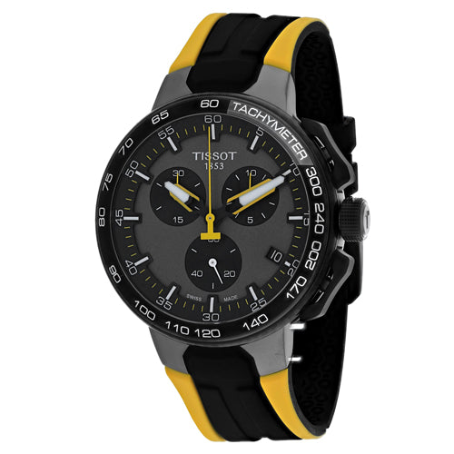 Tissot T Bike Cycling Tour de France Black Dial Two Tone Rubber Strap Watch For Men - T111.417.37.441.00 Buy Now By Tissot