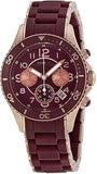 Marc Jacobs Rock Chronograph Red Dial Red Silicone Strap Watch for Women - MBM2596 Buy Now By Marc Jacobs