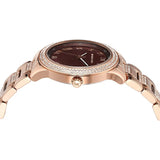Michael Kors Tibby Multifunction Crystals Maroon Dial Rose Gold Steel Strap Watch for Women - MK4685 Buy Now By Michael Kors