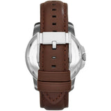 Fossil Grant Automatic White Dial Brown Leather Strap Watch for Men - ME3052 Buy Now By Fossil