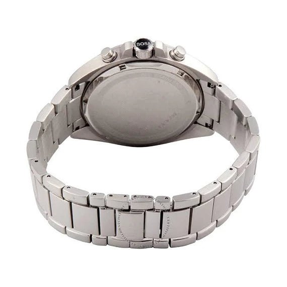 Hugo Boss Commander Black Dial Silver Steel Strap Watch for Men - 1513433 Buy Now By Hugo Boss