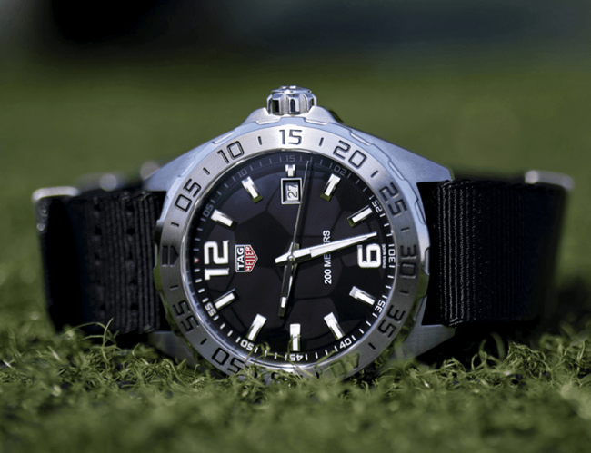 Tag Heuer Formula 1 Quartz Black Dial Black NATO Strap Watch for Men - WAZ1015.FC8198 Buy Now By Tag Heuer