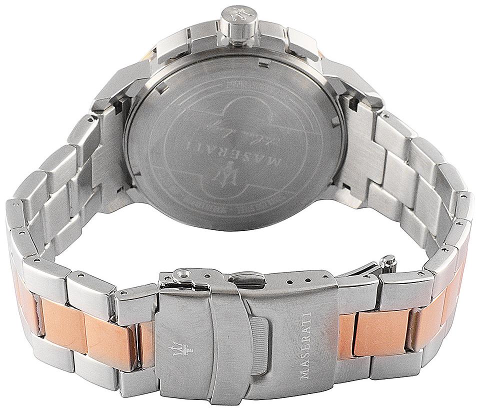 Maserati Ingegno Chronograph Blue Dial Two Tone Steel Strap Watch for Men - R8873619002 Buy Now By Maserati