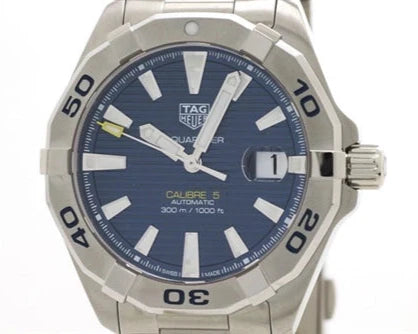 Tag Heuer Aquaracer Automatic Blue Dial Silver Steel Strap Watch for Men - WBD2112.BA0928 Buy Now By Tag Heuer
