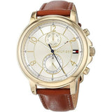 Tommy Hilfiger Claudia Rose Gold Dial Brown Leather Strap Watch for Women - 1781818 Buy Now By Tommy Hilfiger