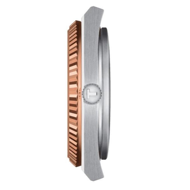 Tissot PRX Powermatic 80 Automatic 18K Gold Blue Dial Silver Steel Strap Watch for Men - T931.407.41.041.00 Buy Now By Tissot