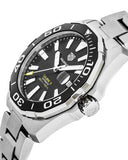 Tag Heuer Aquaracer Black Dial Silver Steel Strap Strap Watch for Men - WAY201A.BA0927 Buy Now By Tag Heuer
