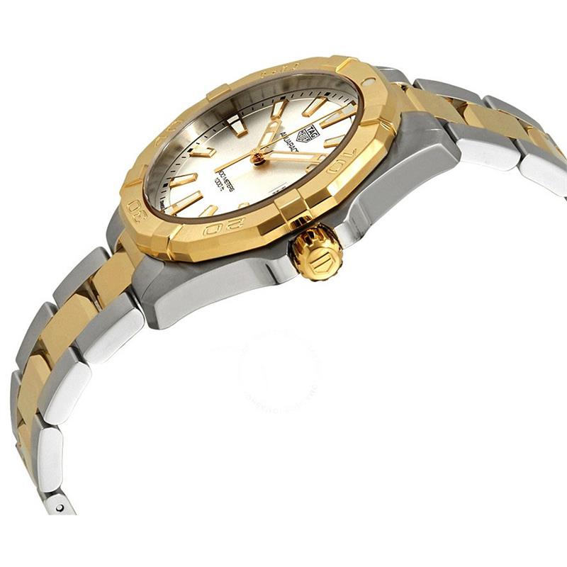 Tag Heuer Aquaracer Silver Dial Two Tone Steel Strap Watch for Women - WBD1120.BB0930 Buy Now By Tag Heuer