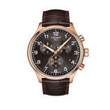 Tissot T Sport Chrono XL Classic Brown Dial Brown Leather Strap Watch For Men - T116.617.36.057.01 Buy Now By Tissot