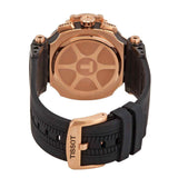 Tissot T Race Chronograph Black Dial Black Silicone Strap Watch For Men - T115.417.37.051.00 Buy Now By Tissot