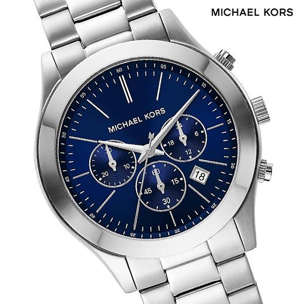 Michael Kors Slim Runway Chronograph Blue Dial Silver Steel Strap Watch For Men - MK8917 Buy Now By Michael Kors