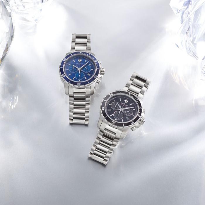 Movado Series 800 Chronograph Blue Dial Silver Steel Strap Watch For Men - 2600141 Buy Now By Movado