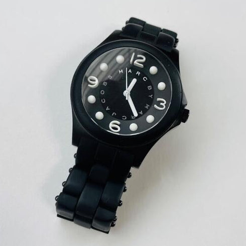 Marc Jacobs Pelly Black Dial Black Silicone Strap Watch for Women - MBM2507 Buy Now By Marc Jacobs