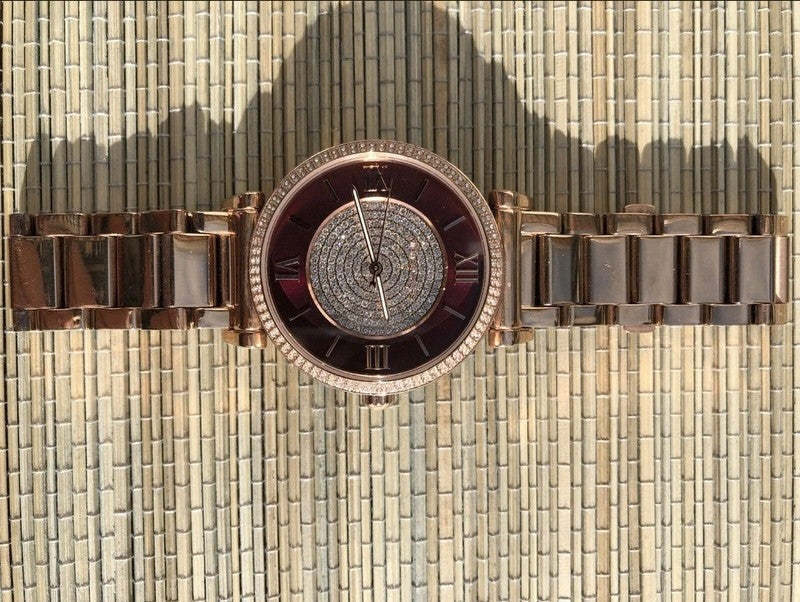 Michael Kors Catlin Quartz Rose Gold Dial Rose Gold Steel Strap Watch For Women - MK3412 Buy Now By Michael Kors