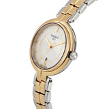 Tissot Flamingo Mother of Pearl White Dial Two Tone Steel Strap Watch For Women - T094.210.22.111.01 Buy Now By Tissot