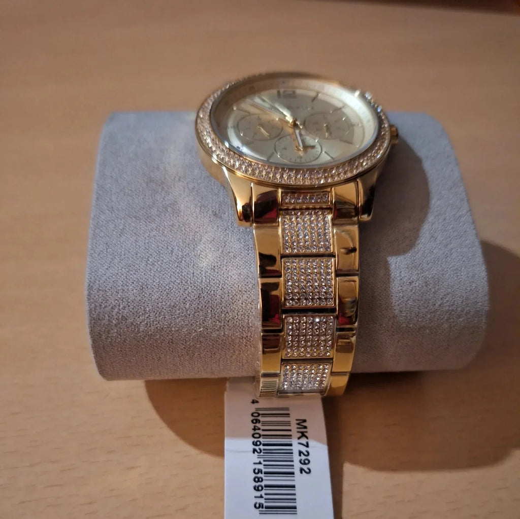 Michael Kors Tibby Multifunction Gold Dial Gold Steel Strap Watch For Women - MK7292 Buy Now By Michael Kors