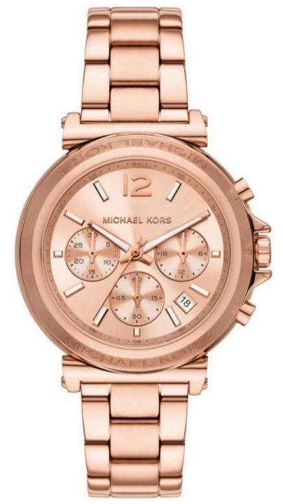 Michael Kors Maren Chronograph Rose Gold Dial Rose Gold Steel Strap Watch for Women - MK7494 Buy Now By Michael Kors