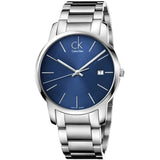 Calvin Klein City Blue Dial Silver Steel Strap Watch for Men - K2G2G14N Buy Now By Calvin Klein