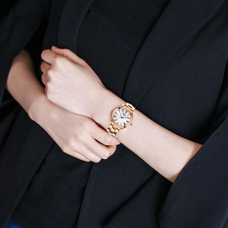 Tissot T Wave Mother of Pearl Dial Rose Gold Steel Strap Watch For Women - T112.210.33.113.00 Buy Now By Tissot