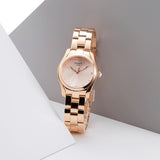 Tissot T Wave Rose Gold Dial Rose Gold Steel Strap Watch For Women - T112.210.33.456.00 Buy Now By Tissot