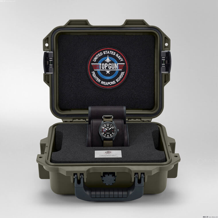 IWC Pilot’s Watch Mark XVIII Top Gun Edition “SFTI” Black Dial Green Nylon Strap Watch for Men - IW324712 Buy Now By IWC