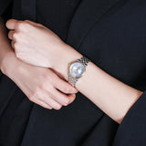 Tissot T Classic Carson Premium White Dial Two Tone Steel Strap Watch for Women - T122.207.22.031.00 Buy Now By Tissot