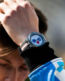 Maurice Lacroix Aikon Chronograph Special Edition Mahindra Racing Silver Dial Grey Rubber Strap Watch for Men - AI1018-TT031-130-2 Buy Now By Maurice Lacroix