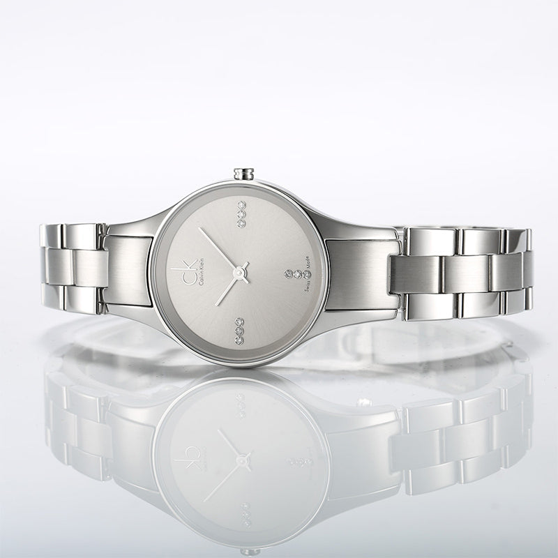 Calvin Klein Simplicity Silver Dial Silver Steel Strap Watch for Women - K4323120 Buy Now By Calvin Klein
