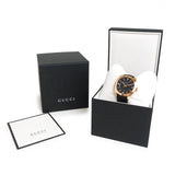 Gucci GG2570 Quartz Black Dial Black Leather Strap Watch For Men - YA142309 Buy Now By Gucci