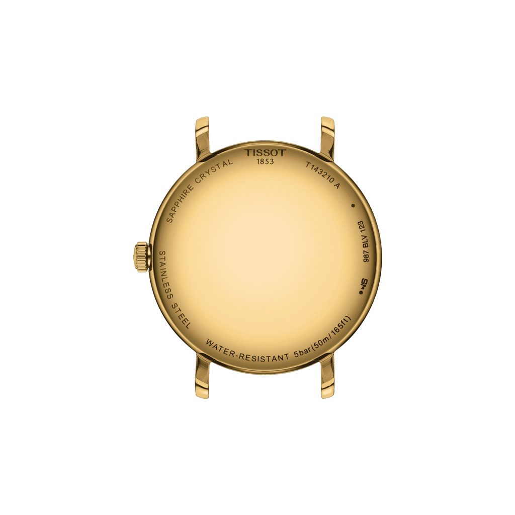 Tissot Everytime Lady Gold Dial Gold Mesh Bracelet Watch for Women - T143.210.33.021.00 Buy Now By Tissot