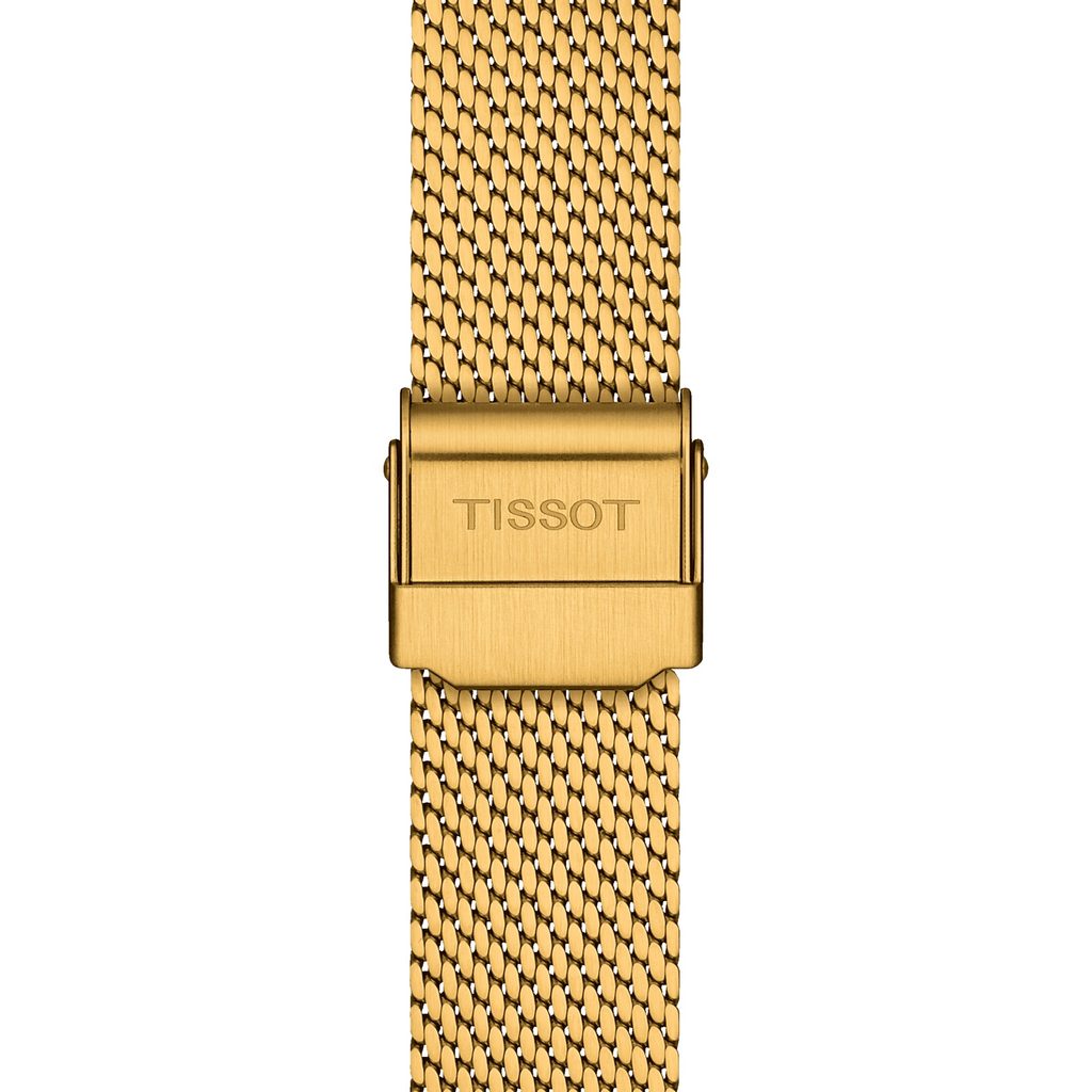 Tissot Everytime Lady Gold Dial Gold Mesh Bracelet Watch for Women - T143.210.33.021.00 Buy Now By Tissot