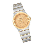 Omega Constellation Manhattan Yellow Dial Two Tone Steel Strap Watch for Women - 131.20.28.60.08.001 Buy Now By Omega